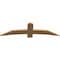 Ekena Millwork Bellingham Timber Gable Bracket, Western Red Cedar, 60"W x 17"H x 1 1/2"D x 5 1/2"F, 7/12 Pitch GBW060X17X0206BEL00SWR - alternate 3